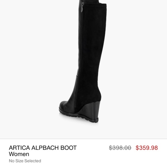 ARTICA Waterproof ALPBACH boots by BROWNS Calf fits tight. still sells for 359$ - Picture 6 of 7